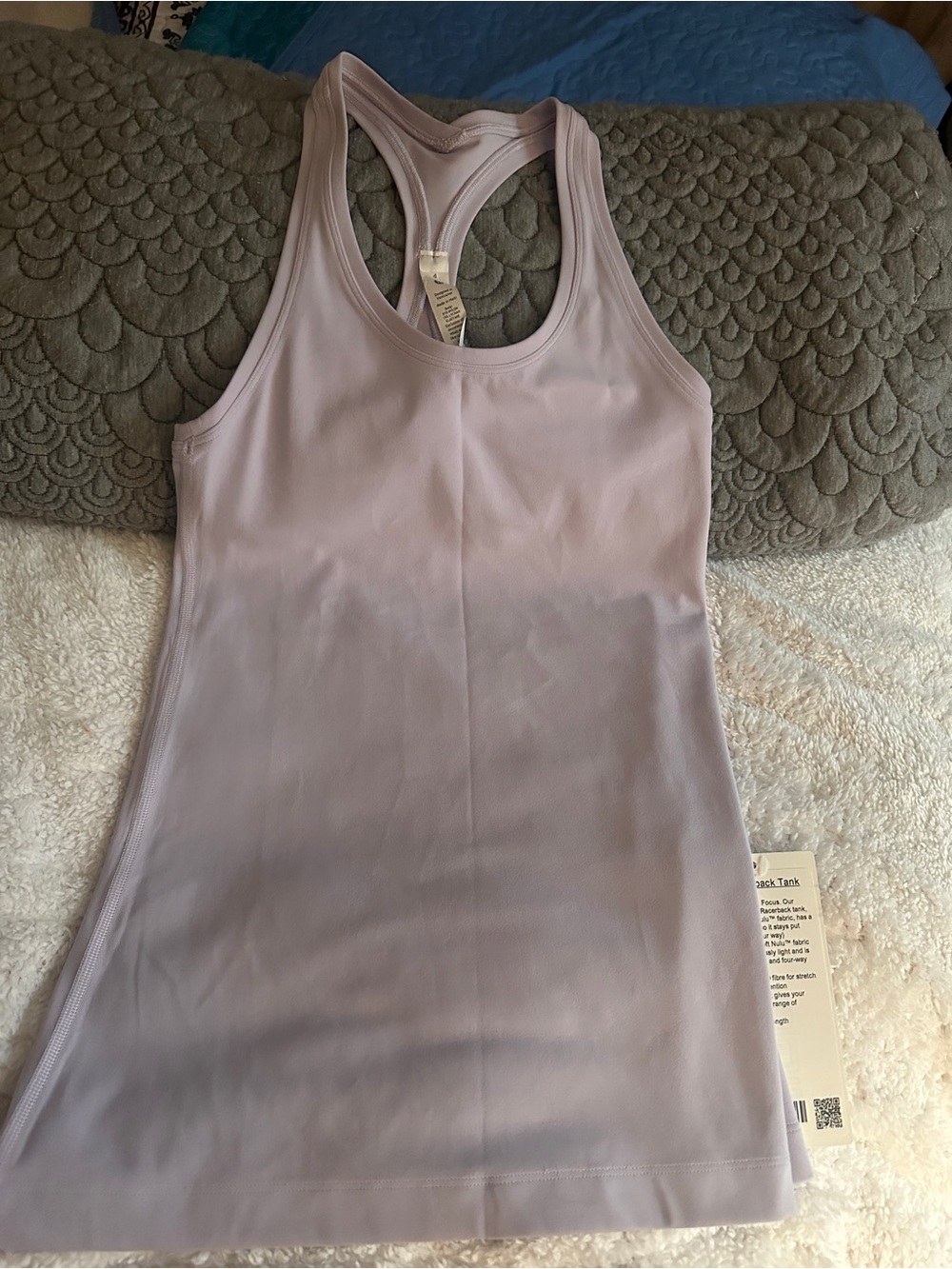 🤍 NWT Lululemon Cool Racerback Tank *Nulu Lavender Size 4